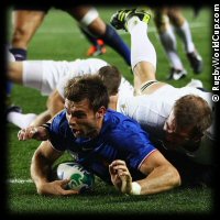 QF2 England v France Vincent Clerc try